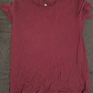 Maroon Red Medium H&M T-Shirt